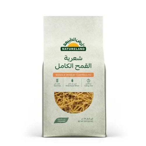 Natureland,Whole Wheat Cappellini,250g