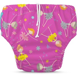 Charlie Banana , Swim Diaper & Training Pants ,X Large size , Mermaid zoe