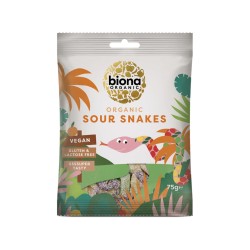 Biona, Sour Snakes, 75g