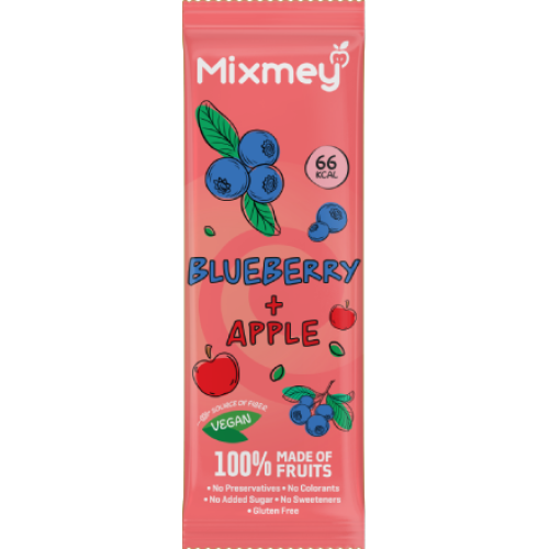 MIXM Tropic, Apple, Blueberry Fruit Bar, 20g MIXM Tropic, Apple, Blueberry Fruit Bar, 20g