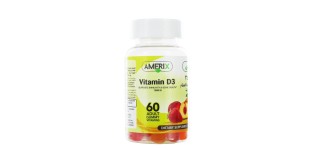 Amerix, Vitamin D3, 1000 IU Gummies for Bone , Immune Health, 60 pcs