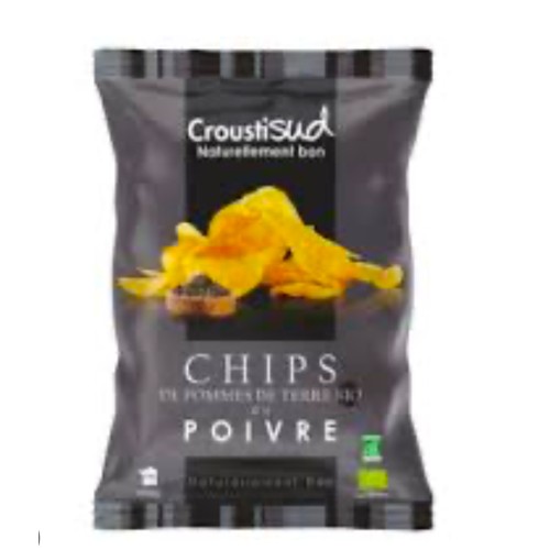 CS, Potatoes with Black Pepper Crisps, 100g