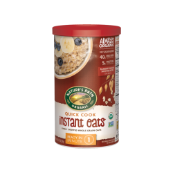 Natures Path, Hot Oatmeal, Quick Organic Oats, 510g