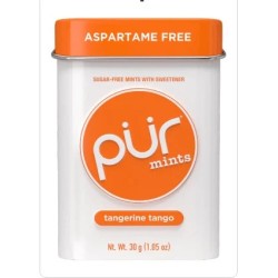 PUR, Tangerine Tango Mints, Sugar Free, 30pcs
