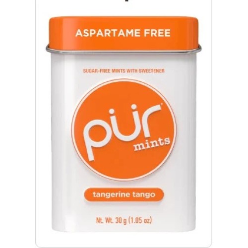 PUR, Tangerine Tango Mints, Sugar Free, 30pcs PUR, Tangerine Tango Mints, Sugar Free, 30pcs
