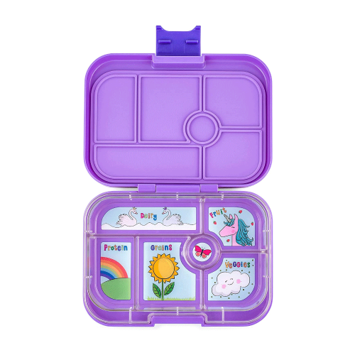 YUMBOX, Original Bento Lunch Box, Dreamy purple, 6compartments