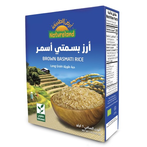 Natureland , Brown Basmati Rice , 1Kg