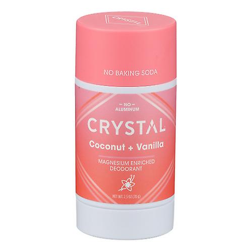 Crystal Body Deodorant, Magnesium Enriched Deodorant, Coconut + Vanilla, 70gm