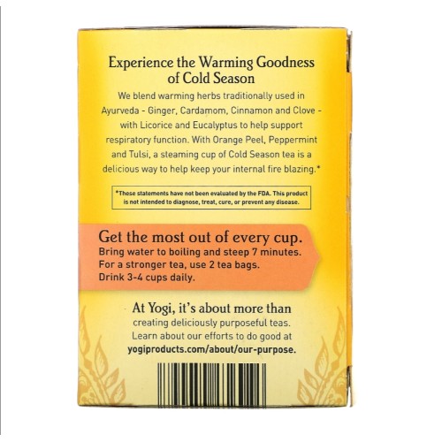 Yogi Tea, Cold Season 16 Bags