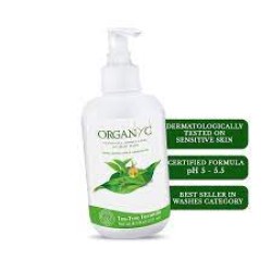 Organyc, Intimate gentle cleanser with tea tree, 250ml