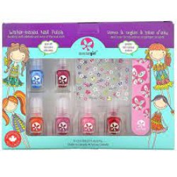 SuncoatGirl, Water-Based Nail Polish Mini Mani Kit, 8 Pieces