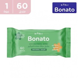 Bonato , Anti-Bacterial wipes , 60 wipes