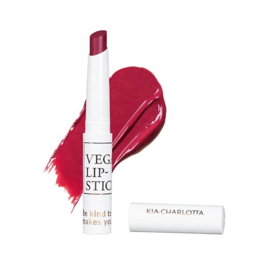 Kia Charlotta, Vegan Lipstick , Deep Cherry Red, 1.8g