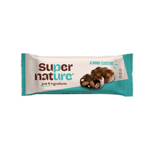 Super Nature, Organic Almond Clusters, 34g