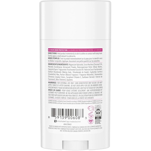 Schmidts, Natural Deodorant, Rose & Vanilla, 92g