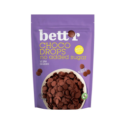 Bettr, Choco Drops, no added sugar, 200g