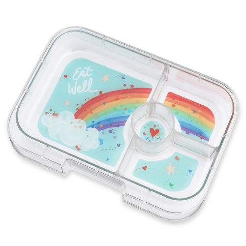 YUMBOX, Panino Bento Lunch Box, hazy blue , panino , 4 compartments