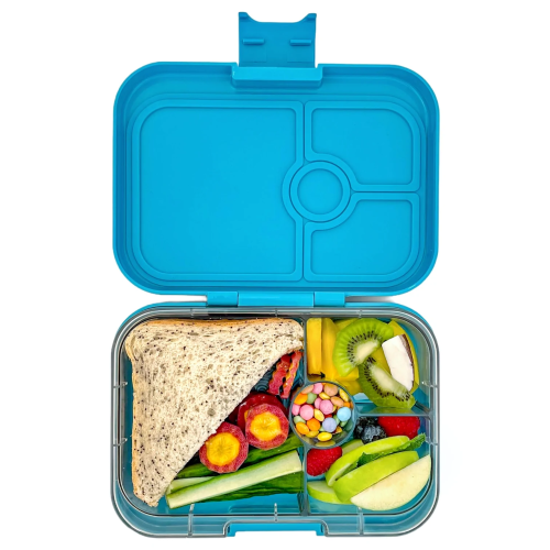 YUMBOX, Panino Bento Lunch Box, hazy blue , panino , 4 compartments