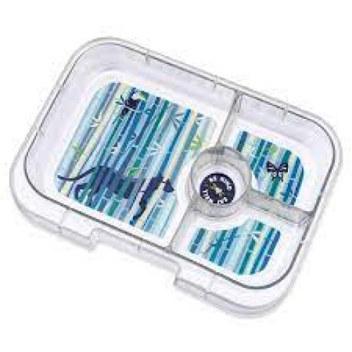 YUMBOX, Panino Bento Lunch Box, hazy blue , panino , 4 compartments