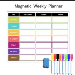 Plan smart, Magnetic white board meals planner