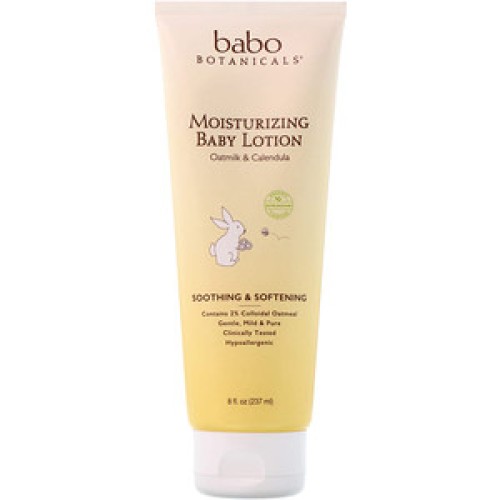 Babo Botanicals, Moisturizing Baby Lotion, Oatmilk & Calendula, 237 ml