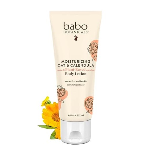 Babo Botanicals, Moisturizing Baby Lotion, Oatmilk & Calendula, 237 ml