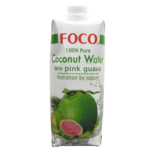 Foco, Coconut water, Guava, 330ml