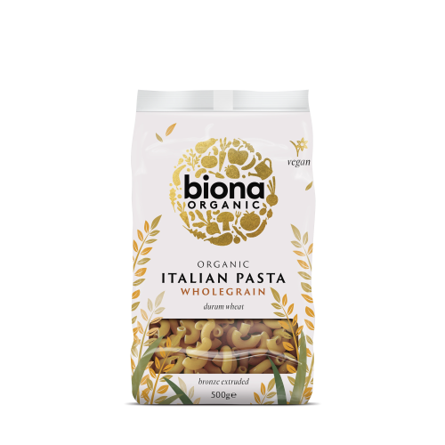 Biona, Wholewheat maccaroni, 500g