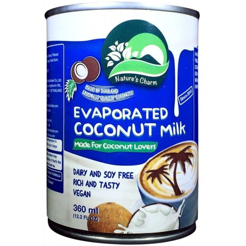 Natures charm, Evaporated coconut milk, 360ml