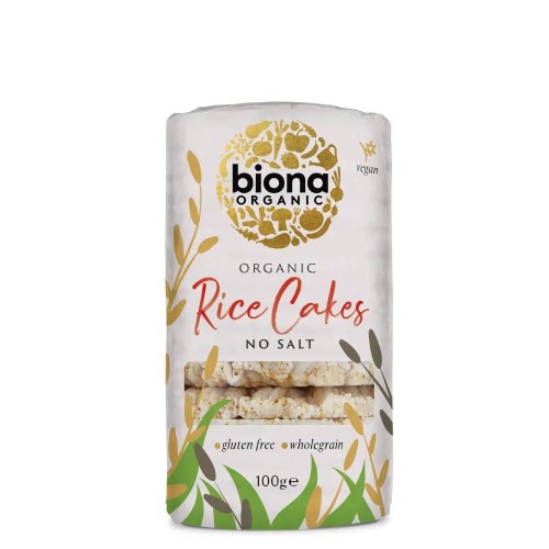 Biona,Rice Cakes, no salt, 100g