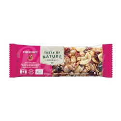 Taste of Nature, Organic bar, Pomegranate, 40g