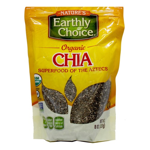 Earthly Choice, Organic Chia seeds, 227g