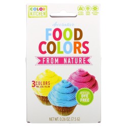 ColorKitchen, Food Colors From Nature, 3 Color Packets, 6.9 g