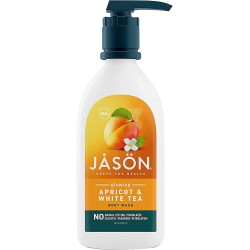 Jason, Natural Body Wash, Glowing Apricot & White Tea, 887 ml