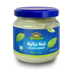 Natureland,Vegan Labneh,Basil,180g