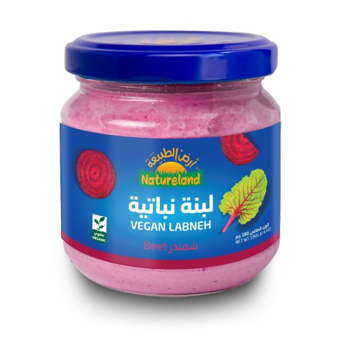 Natureland,Vegan Labneh,Beet,180g