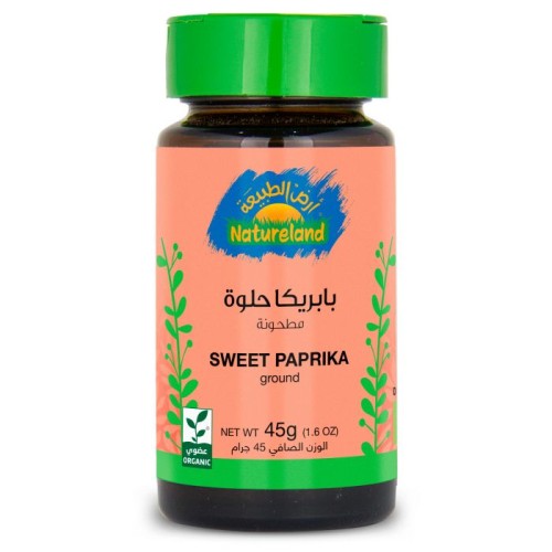 Natureland,Sweet Paprika,Ground,45g