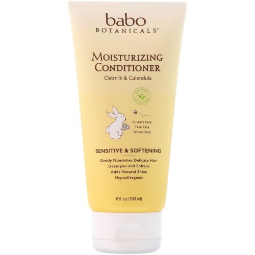 Babo Botanicals, Moisturizing Conditioner, Oatmilk & Calendula, 180 ml