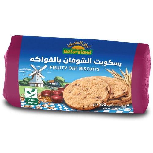 Natureland,Fruity Oat Biscuits,200g