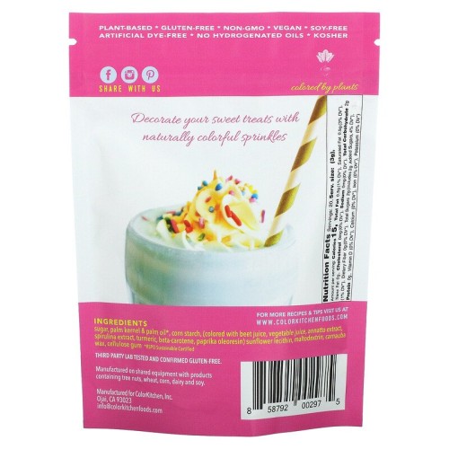 ColorKitchen,Rainbow Sprinkles,56.70g