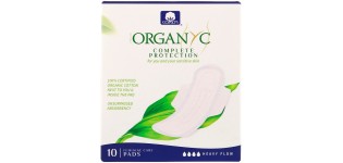 Organyc, Organic Cotton Pads, Heavy Flow, 10 Pads