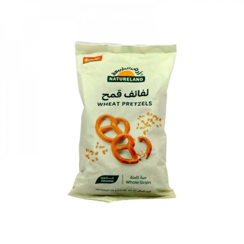 Natureland,Wheat Pretzels,125g