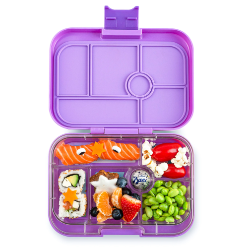 YUMBOX, Original Bento Lunch Box, Dreamy purple, 6compartments