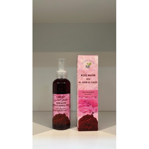 Natural Forever , Rose water with Alker Al Fassi , 160ml