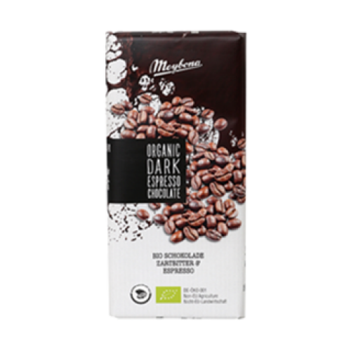 MEYBONA,  Chocolate with Espresso Nibs 5% , 100g