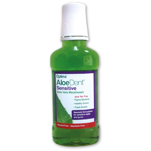 Aloe Dent , Mouthwash , Aloe Vera , Sensitive , 250 ml