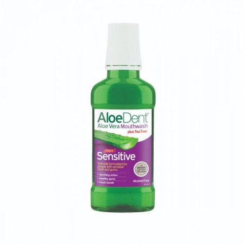 Aloe Dent , Mouthwash , Aloe Vera , Sensitive , 250 ml