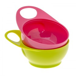 Brother max , Weaning Bowl Set , Pink Color