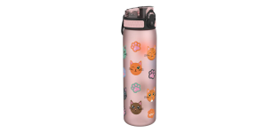 Ion8 , Water Bottle , Slim , Cats, Pink Color , 500 ml