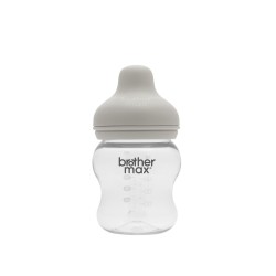 Brother max, Feeding Bottle , Anti-colic ,Grey color, 160ml/5oz